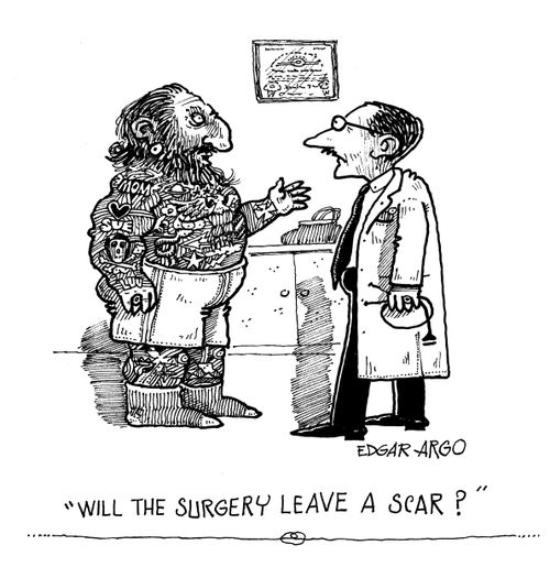 'Will the surgery leave a scar?'