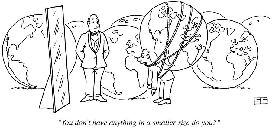 'You don't have anything in a smaller size do you?'
