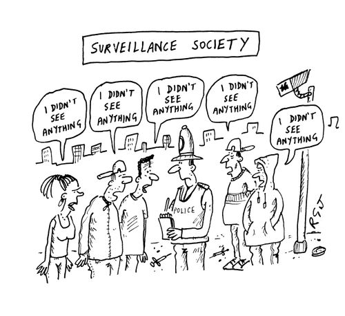 Surveillance Society - 'I didn't see anything.'