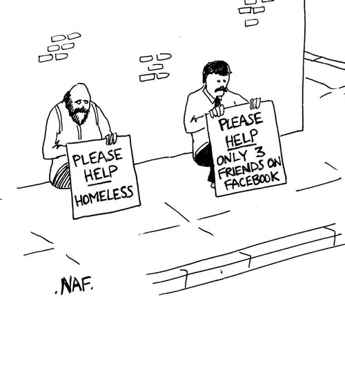 Facebook Beggar.