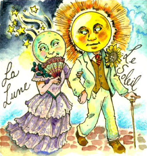 Sun and the Moon step out.