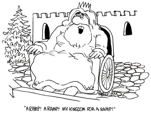 'My kingdom for a ramp!'  