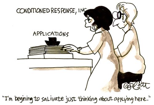 Conditioned Response, Inc...applications: 'I'm begining to salivate just thinking about applying here.'