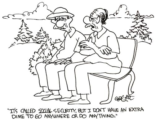 'It's called SOCIAL security, but I don't have an extra dime to go anywhere or do anything.'
