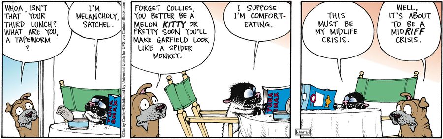 '...well it's about to be a midriff crisis.'