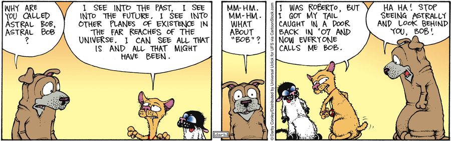 'Ha Ha! Stop seeing astrally and look behind you, Bob!'