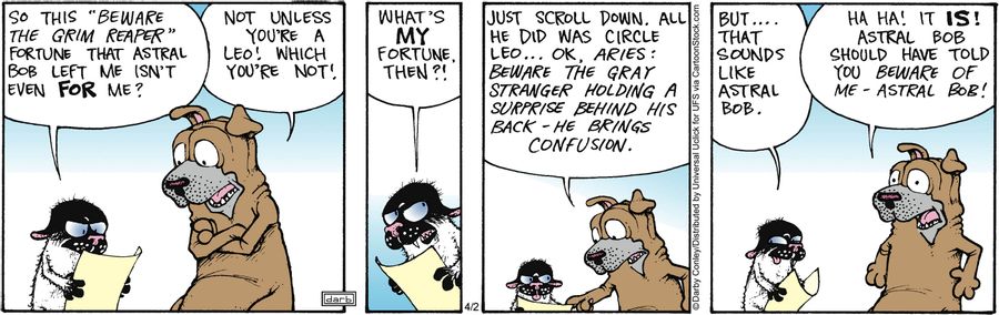 'What's my fortune then?!