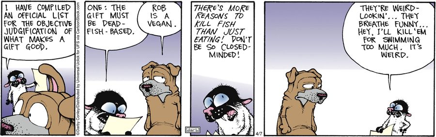 'Rob is a vegan.'