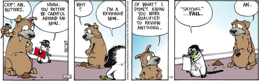 'I'm a reviewer now.'