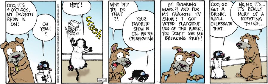 'Your favorite show is on! We're celebrating!'