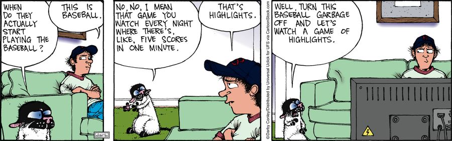 'When do they actually start playing the Baseball?'