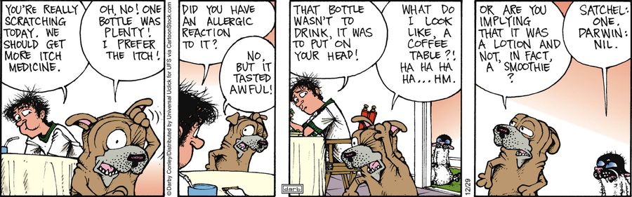 '. . . or are you implying that it was a lotion and not, in fact, a smoothie.'