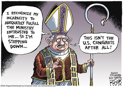 'I recognize my incapacity to adequately fulfill the ministry entrusted to me...so I'm stepping down.'
