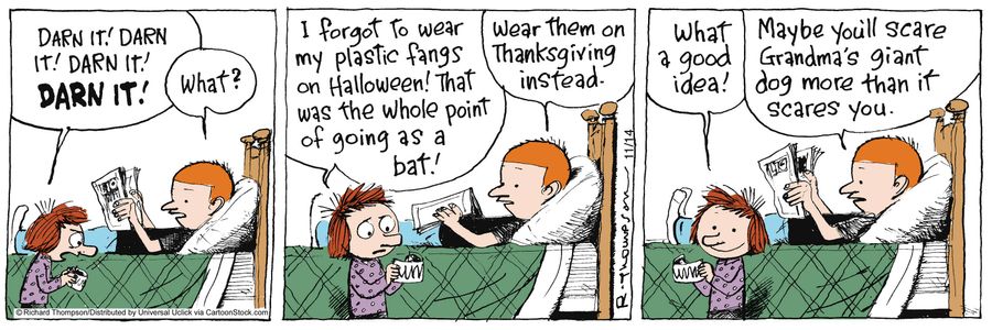 'Wear them on thanksgiving instead.'