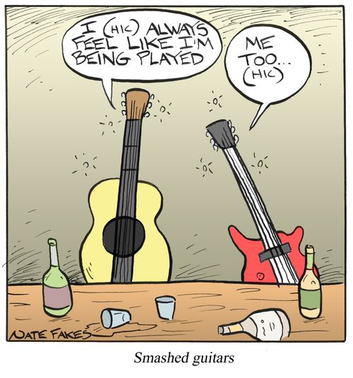 Smashed Guitars