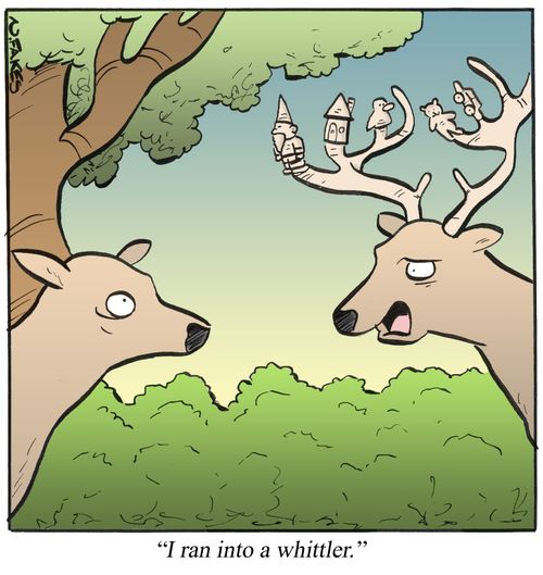 'I ran into a whittler.'