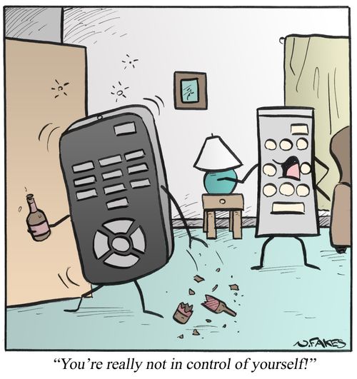 'You're really not in control of yourself!'