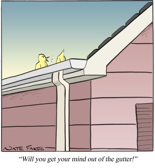 'Will you get your mind out of the gutter!'