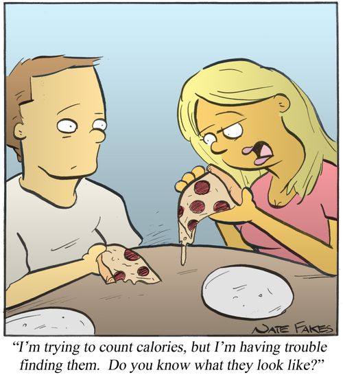 'I'm trying to count calories, but I'm having trouble finding them. Do you know what they look like?'