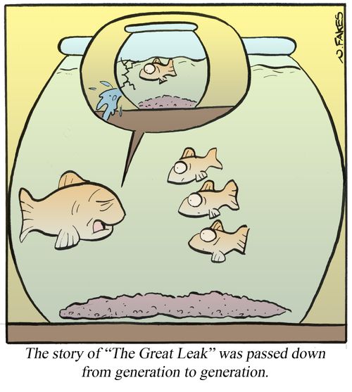 The story of 'The Great Leak' was passed down from generation to generation.
