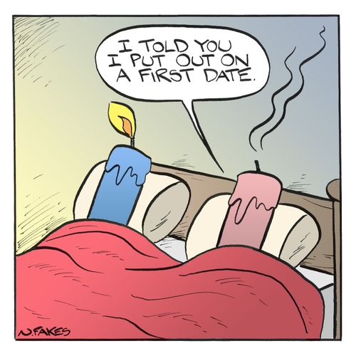 'I told you I put out on a first date.'