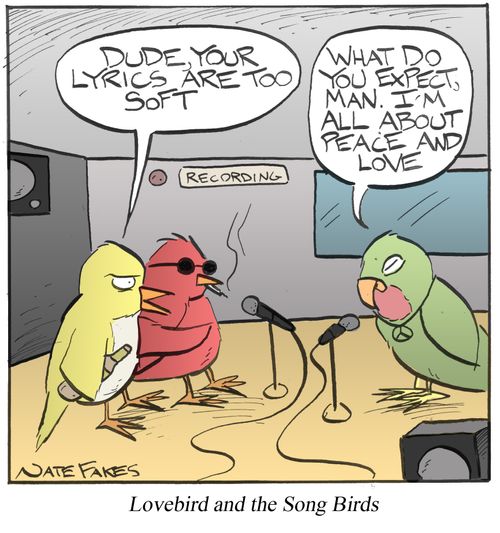 Lovebird and the Song Birds