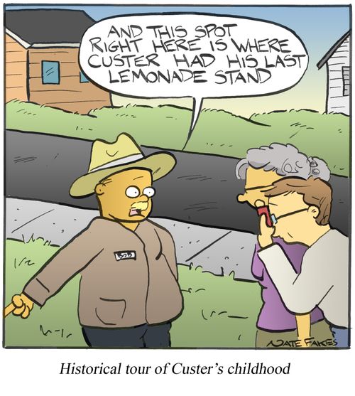 Historical tour of Custer's childhood