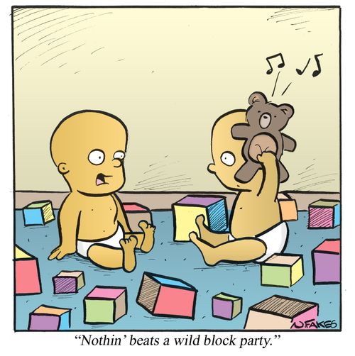 'Nothin' beats a wild block party.'