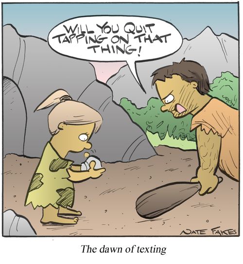 The dawn of texting