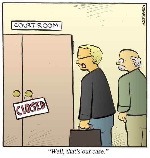 'Well, that's our case.'