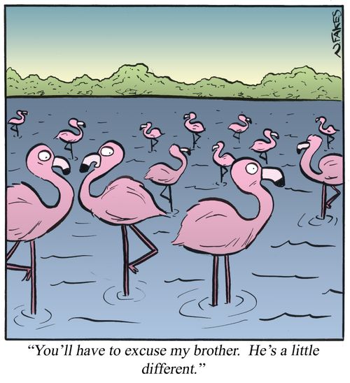 'You'll have to excuse my brother. He's a little different.'