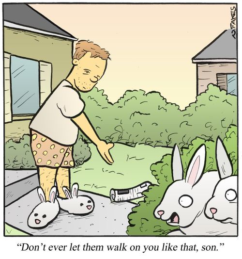 'Don't ever let them walk on you like that, son.'