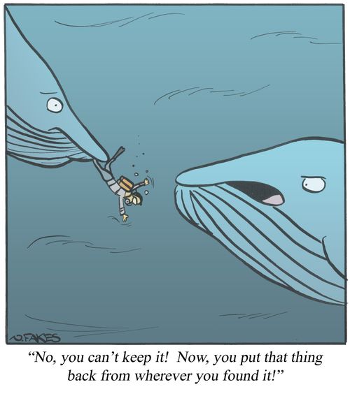 'No, you can't keep it! Now, you put that thing back from wherever you found it!'