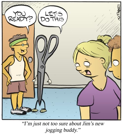 Running with scissors