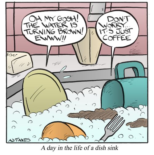A day in the life of a dish sink