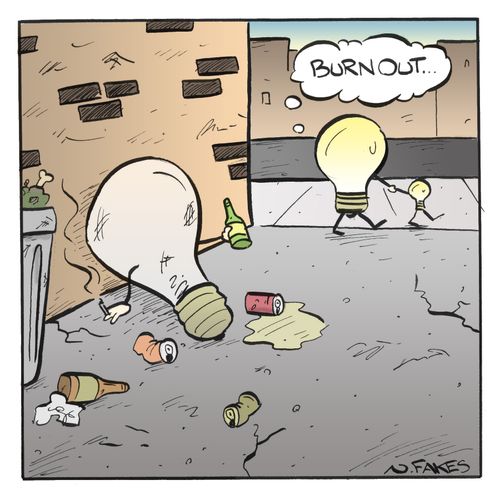 'Burnout.'