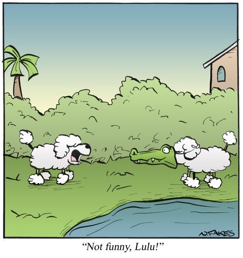'Not funny, Lulu!'
