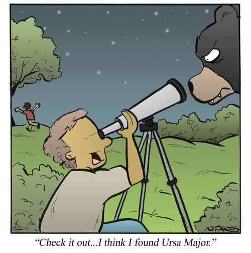 '...I think I found Ursa Major.'