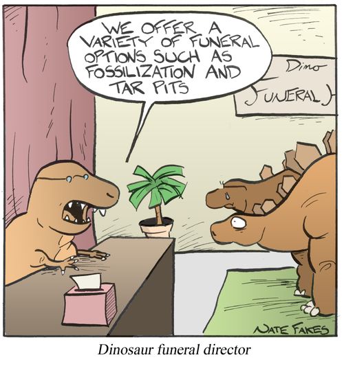 Dinosaur Funeral Director