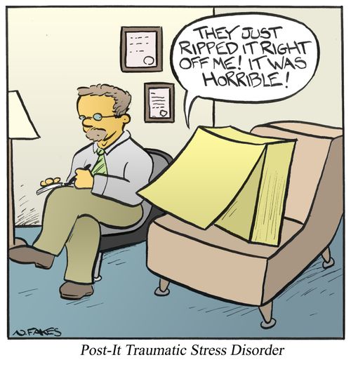 Post-It Traumatic Stress Disorder