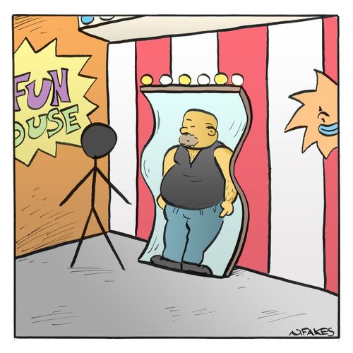 Stick Man in the Fun House.