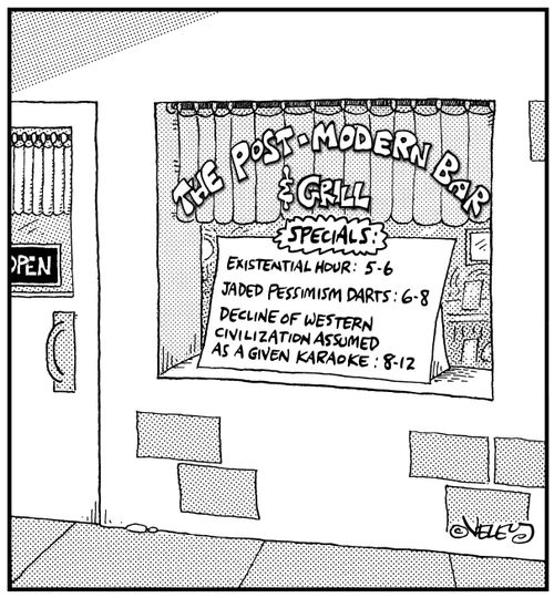 The Post-Modern Bar & Grill.