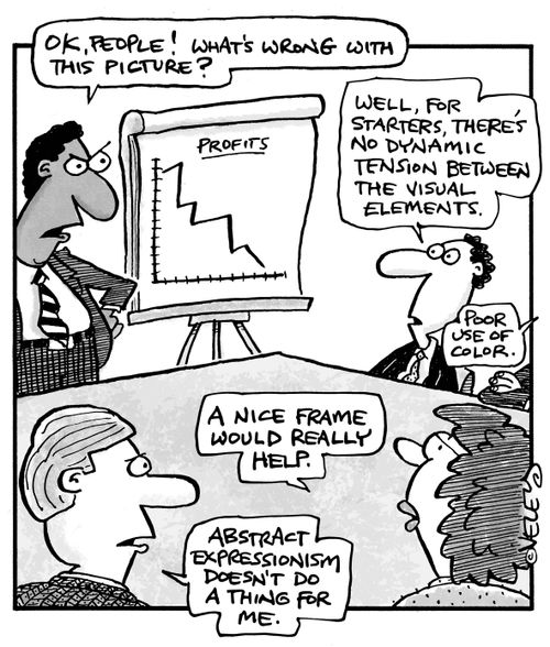 "OK, people! What's wrong with this picture?"
