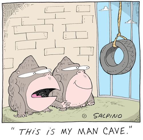 "This is my man cave."