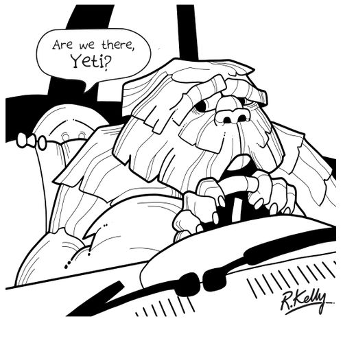 "Are we there, Yeti?"