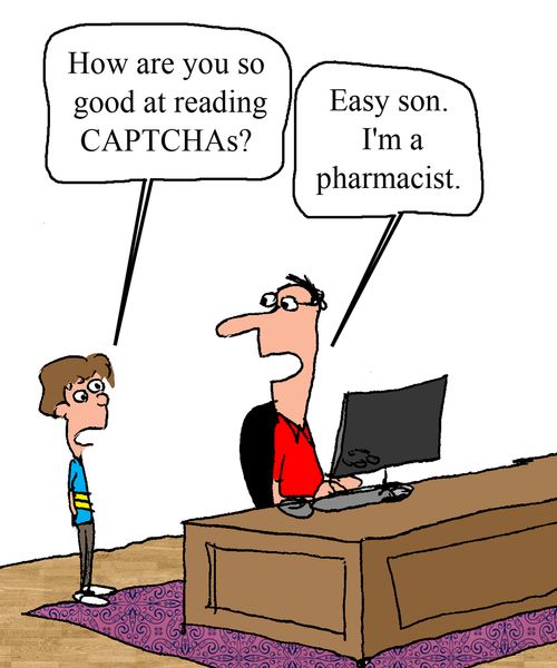 "How are you so good at reading CAPTCHAs?" 