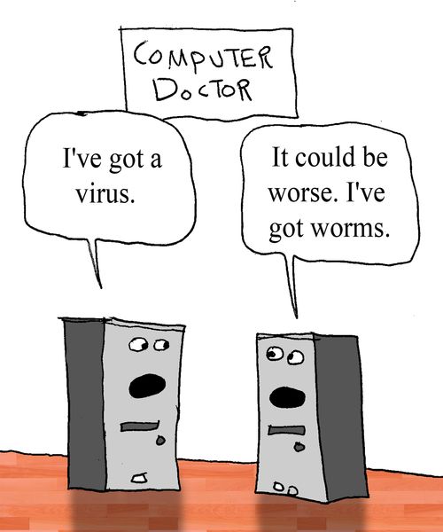 "I've got a virus."