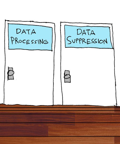 Data Processing and Data Suppression
