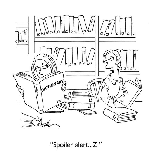 "Spoiler alert...Z."