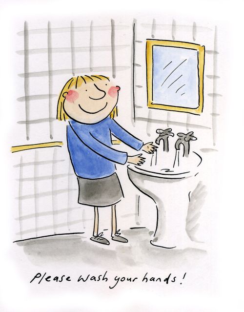 Please wash your hands!